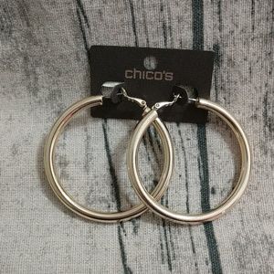 Gold hoop earrings